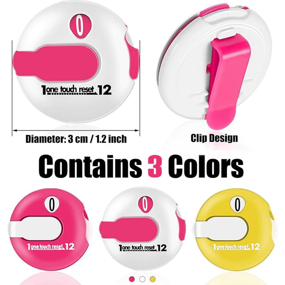 Contador de Golpes de Golf Flogolf - Set de 6 Colores