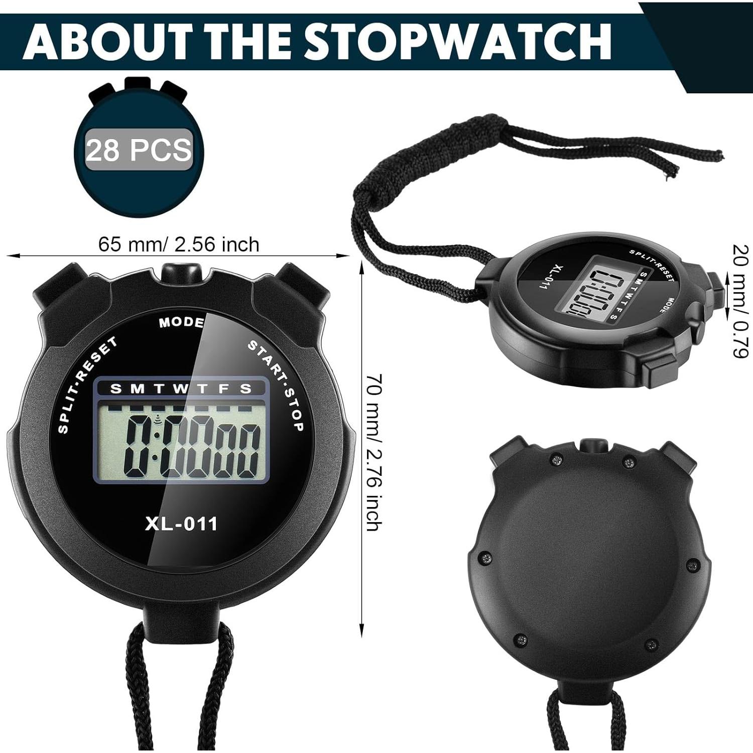 Cronómetros Digitales Kanayu 56 Pcs a Prueba de Golpes