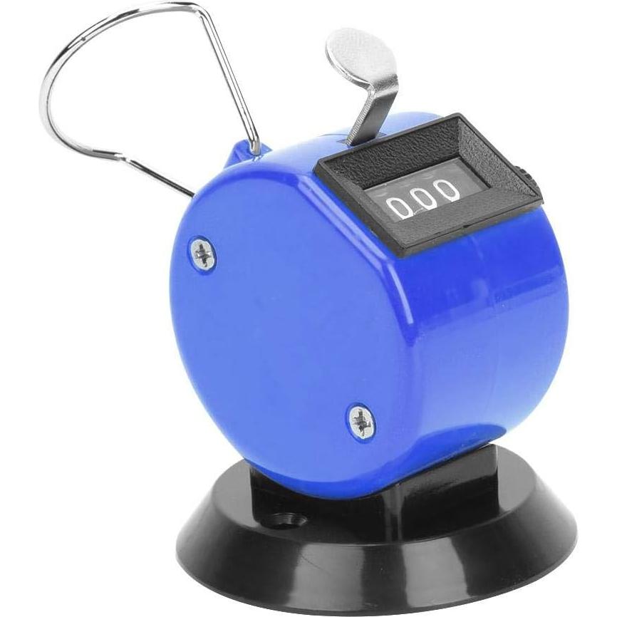 Contador Manual Mecánico Hilitand 4 Posiciones Azul