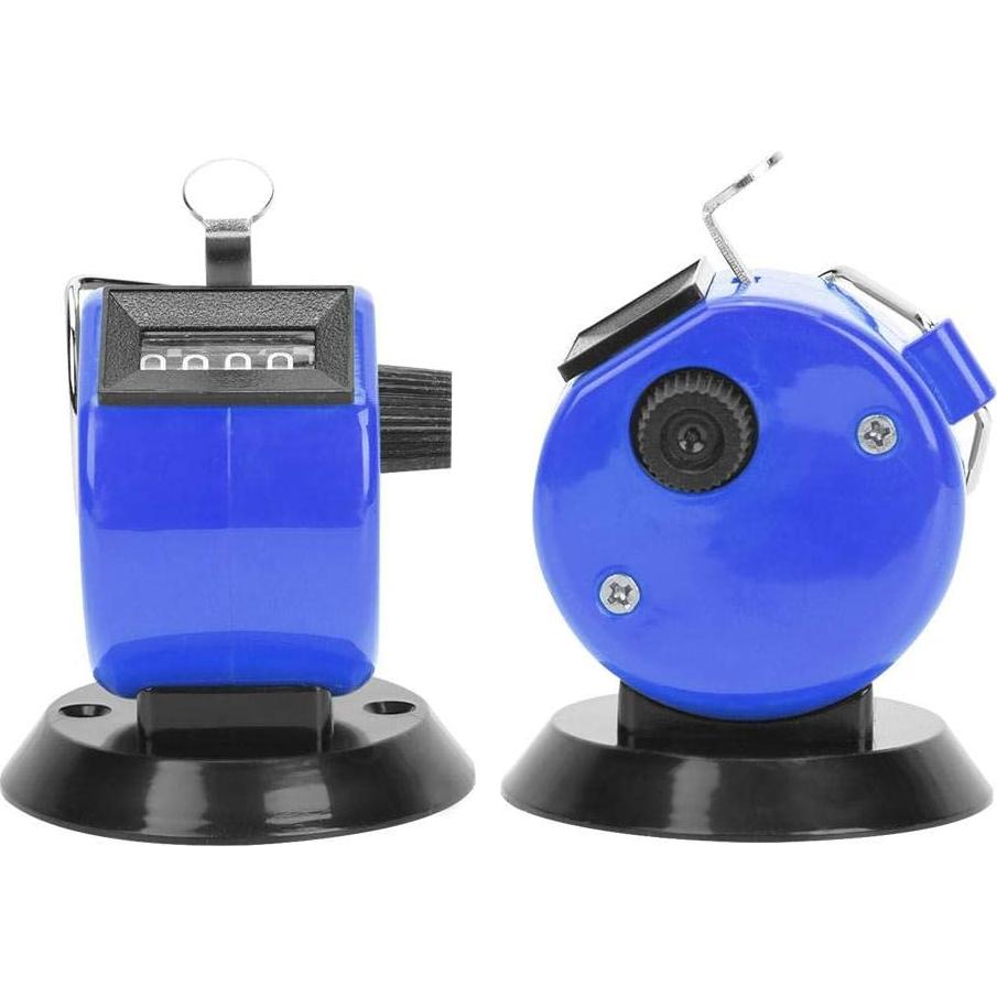 Contador Manual Mecánico Hilitand 4 Posiciones Azul