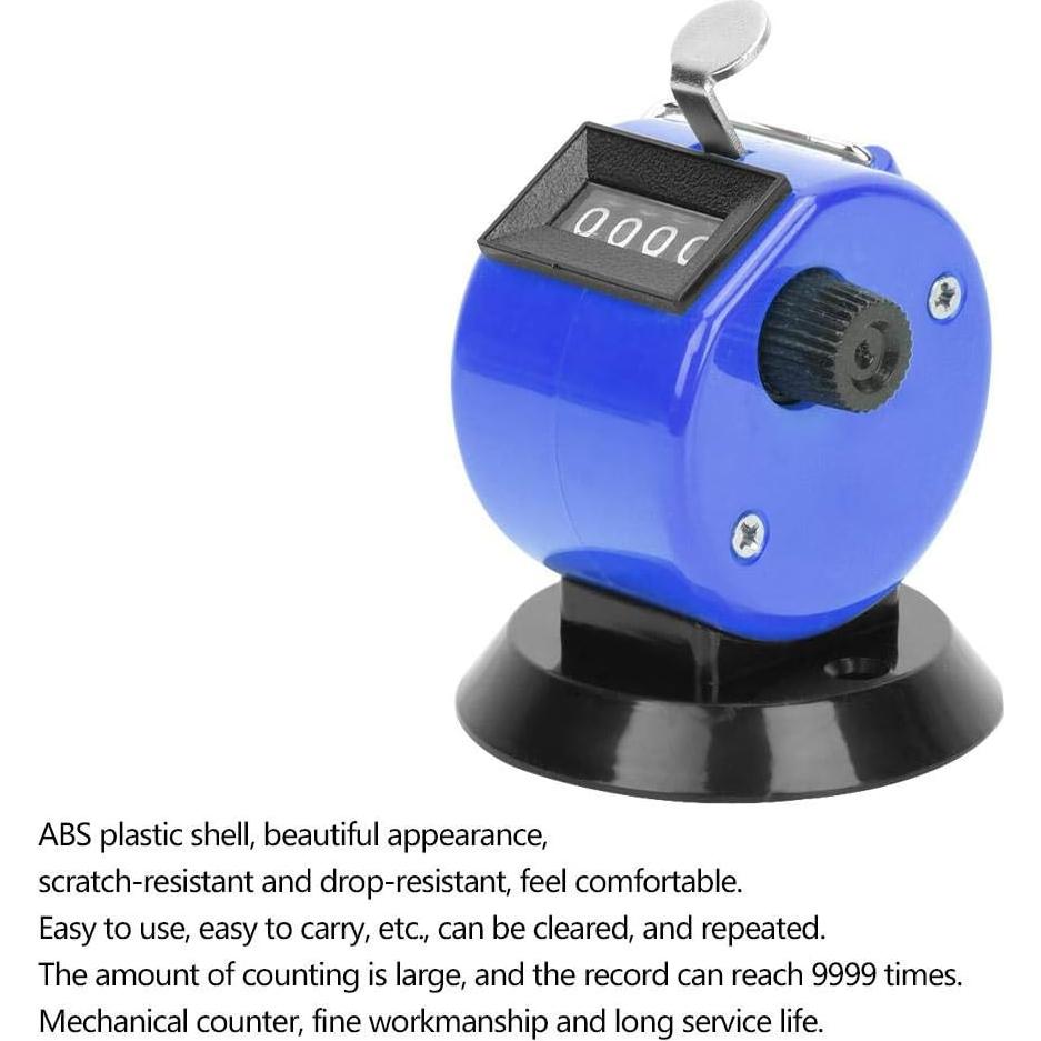 Contador Manual Mecánico Hilitand 4 Posiciones Azul
