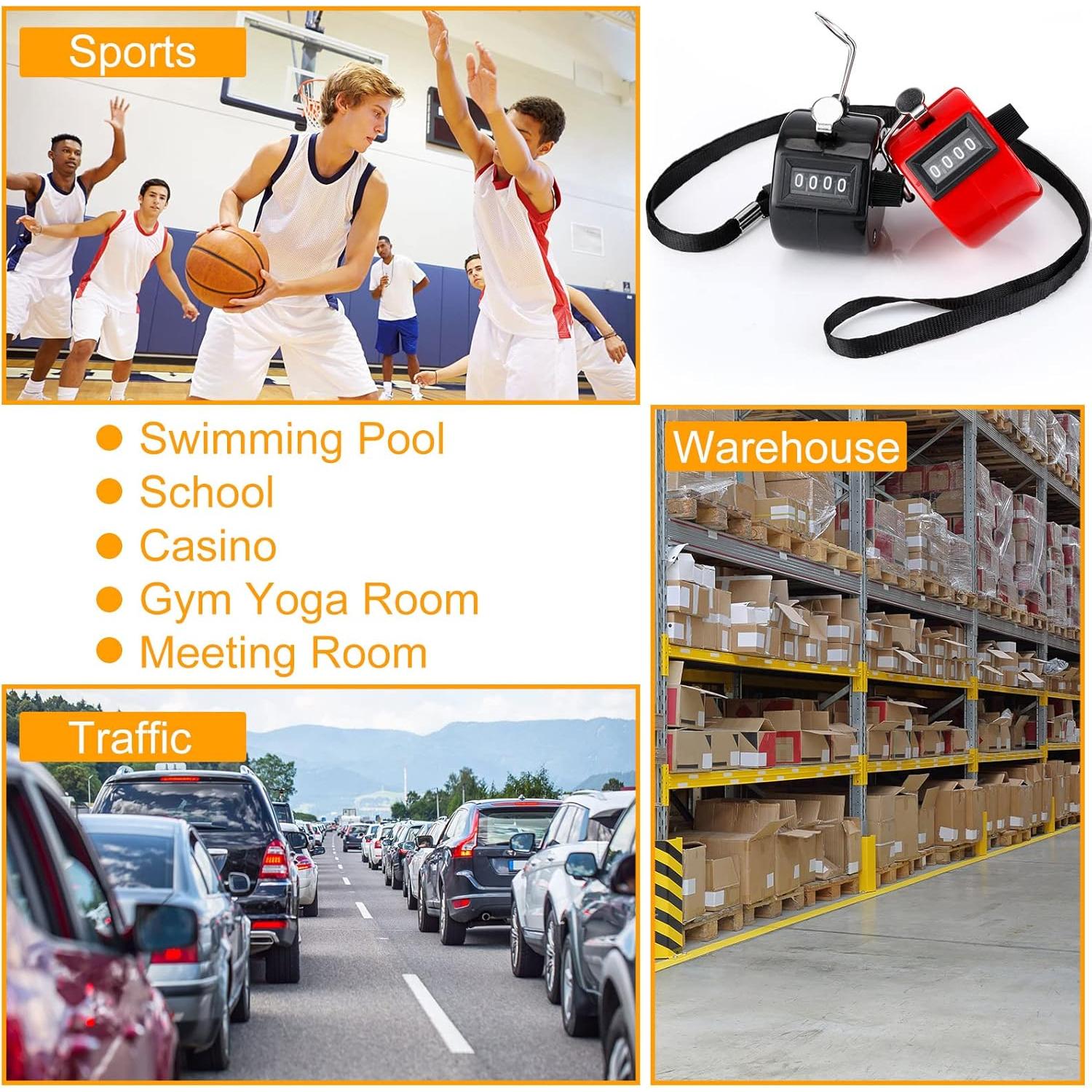 Contador de Mano Hoteam AY2389 - 30 Clickers Digitales ABS