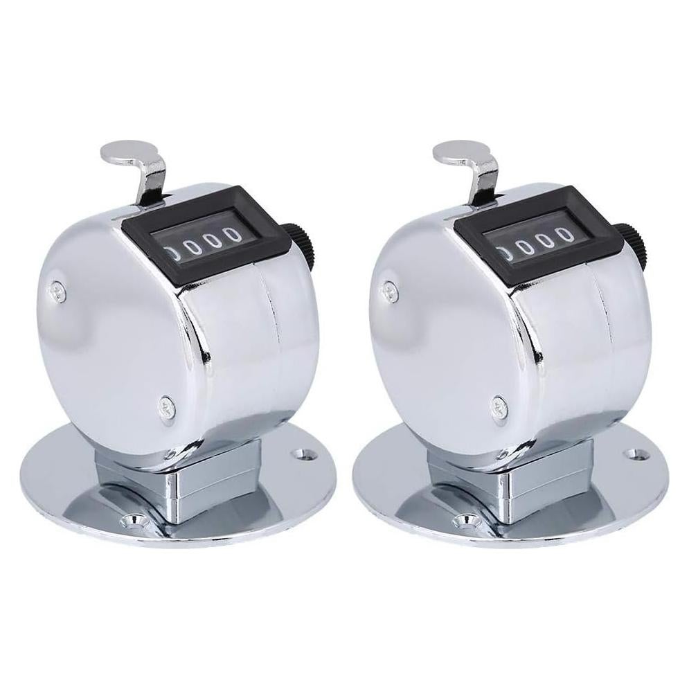 Contador Manual Mecánico Bnineteenteam 2 Piezas 4 Dígitos