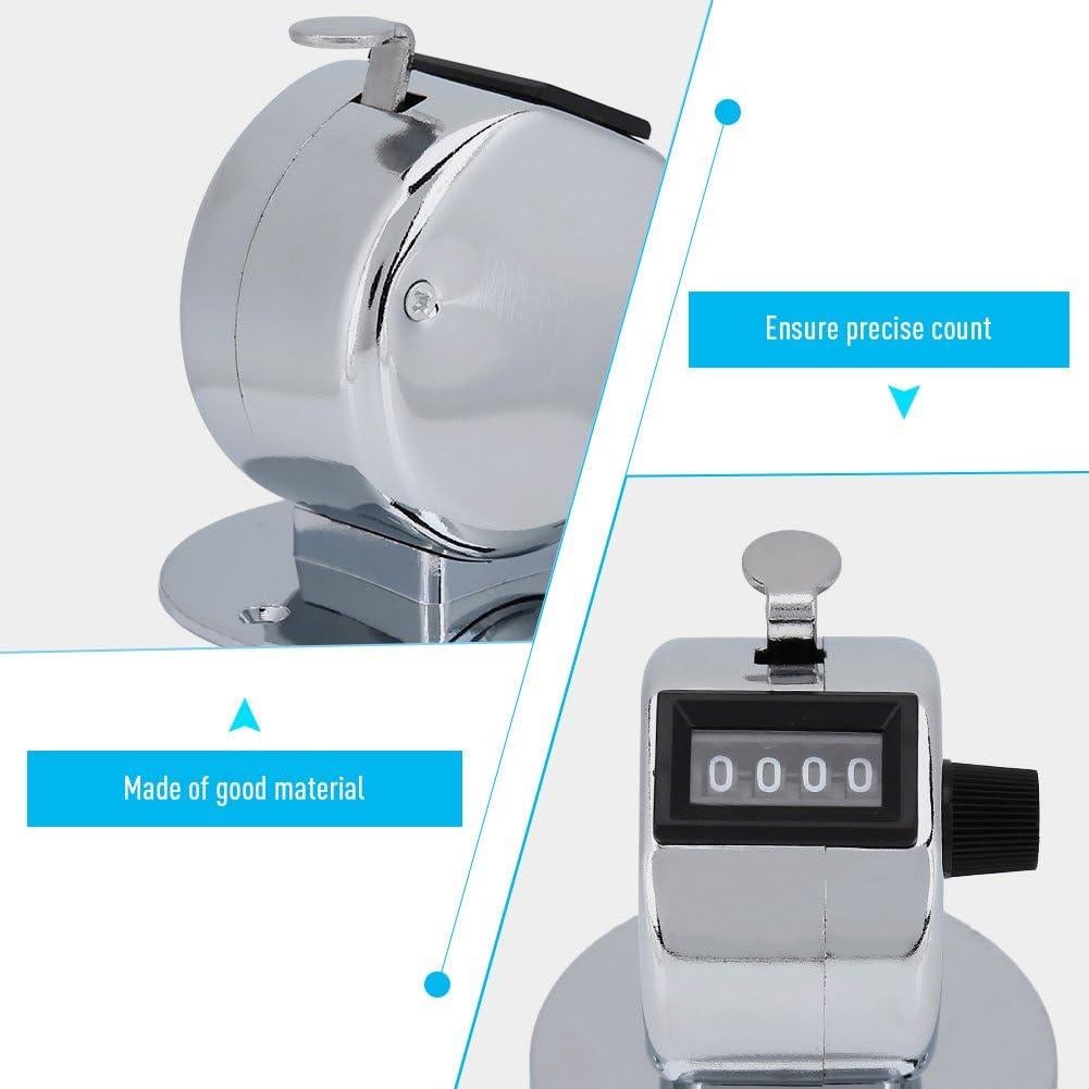 Contador Manual Mecánico Bnineteenteam 2 Piezas 4 Dígitos