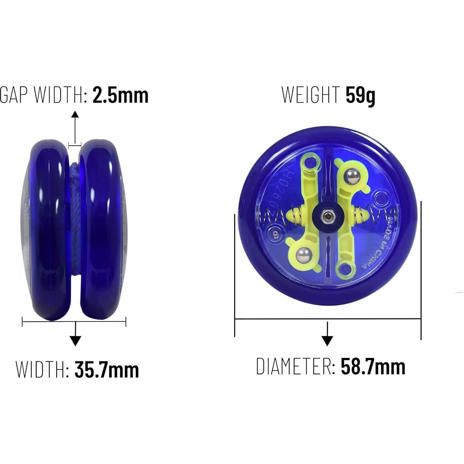 Yoyo Yomega Brain Profesional Azul Oscuro para Principiantes