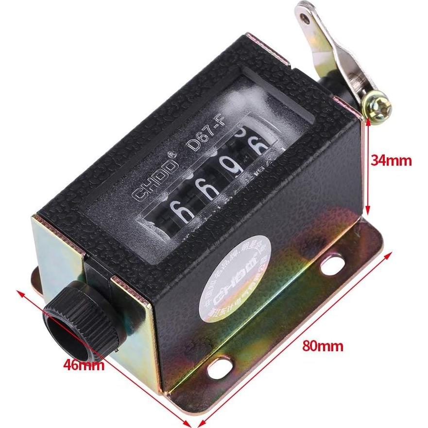 Contador Mecánico Manual Fafeicy 5 Dígitos 0-99999