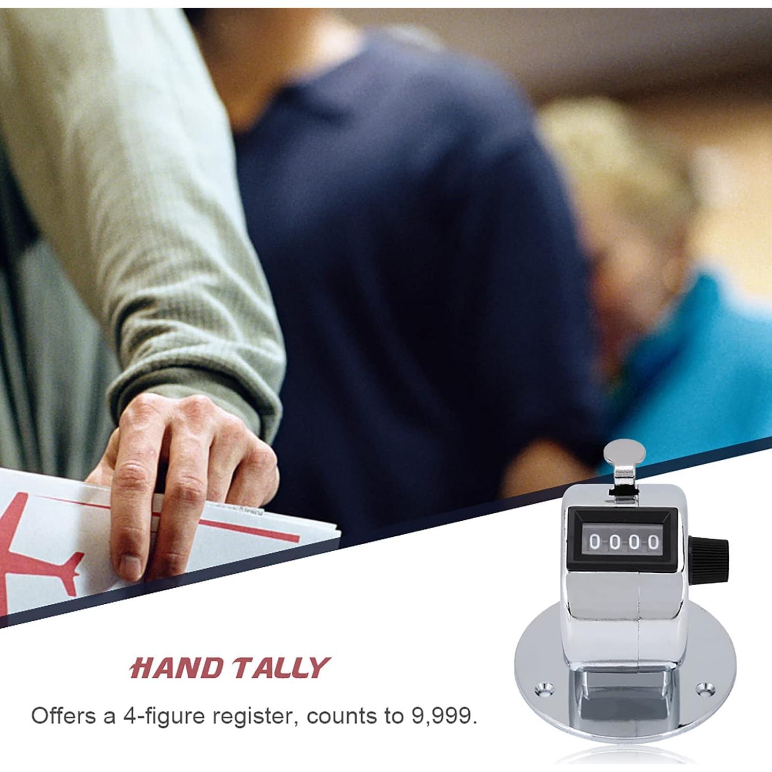 Contador Clicker Kodrily 4 Dígitos Metal Ligero hasta 9999