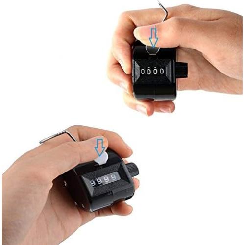 Contador de Mano Mecánico 4 Dígitos Beikalone - 3 Piezas