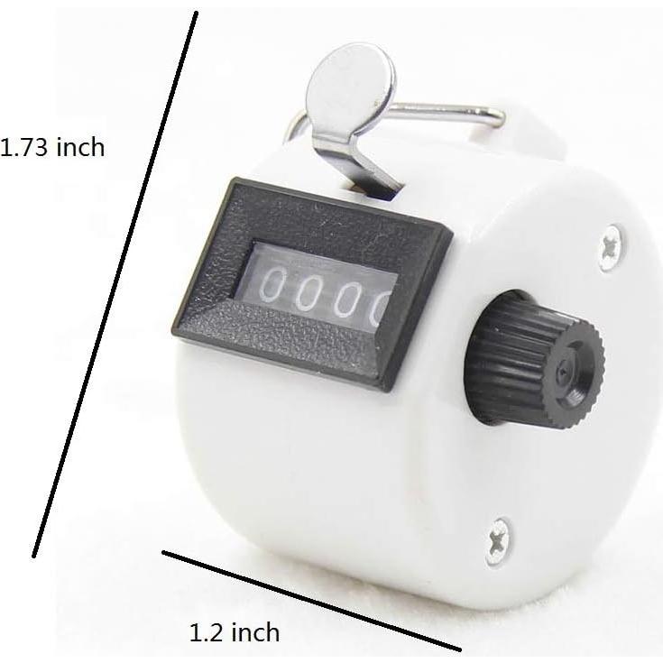 Contador de Mano Mecánico 4 Dígitos Beikalone - 3 Piezas