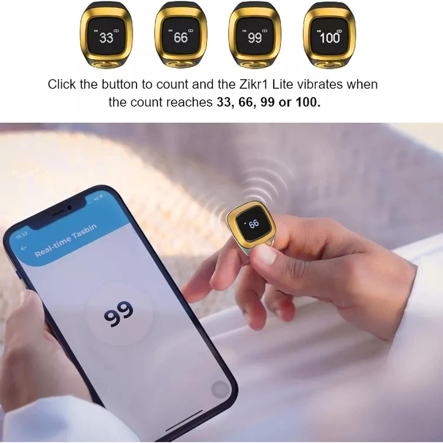 Contador de Dedo Digital Dpofirs Recargable con Bluetooth