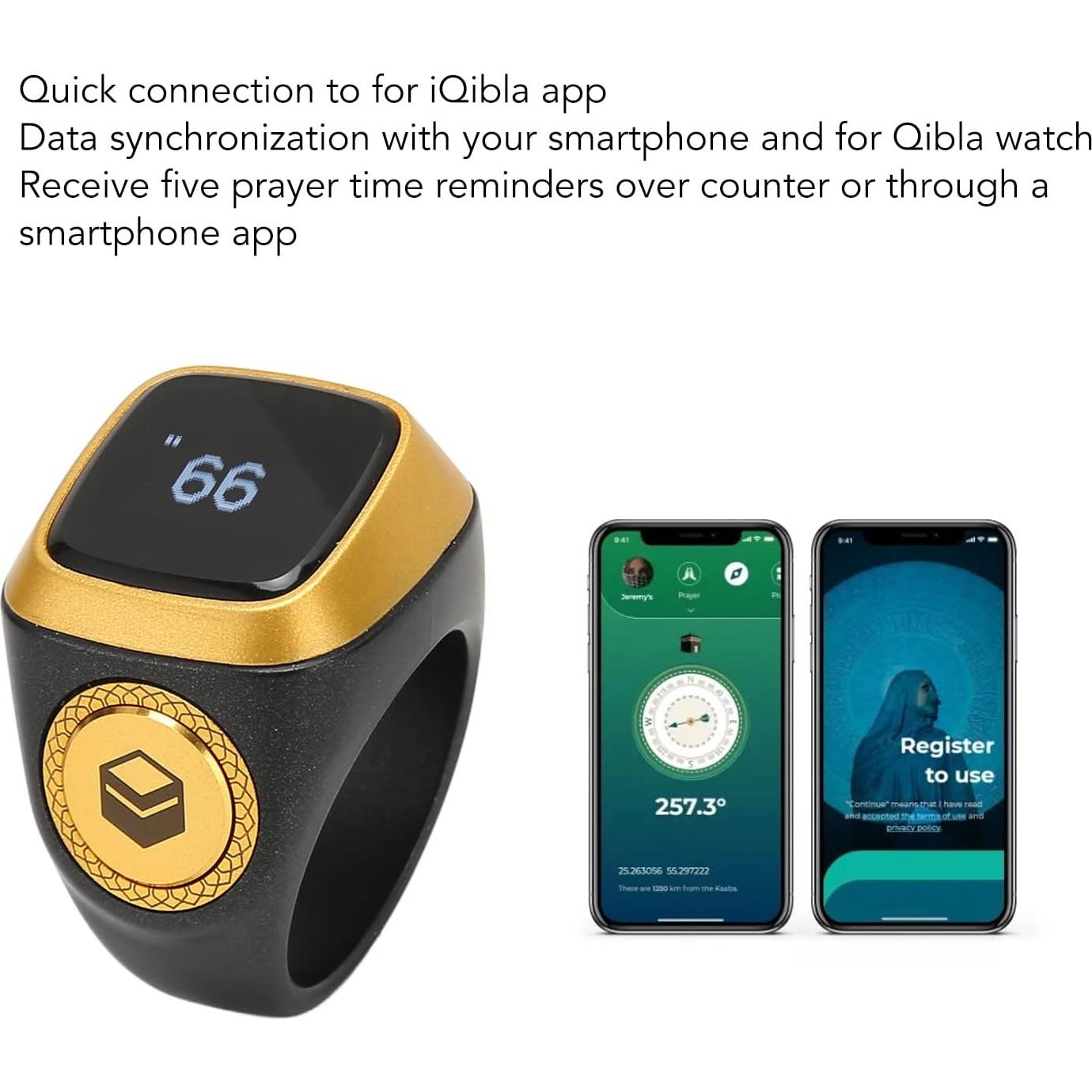 Contador de Dedo Digital Dpofirs Recargable con Bluetooth