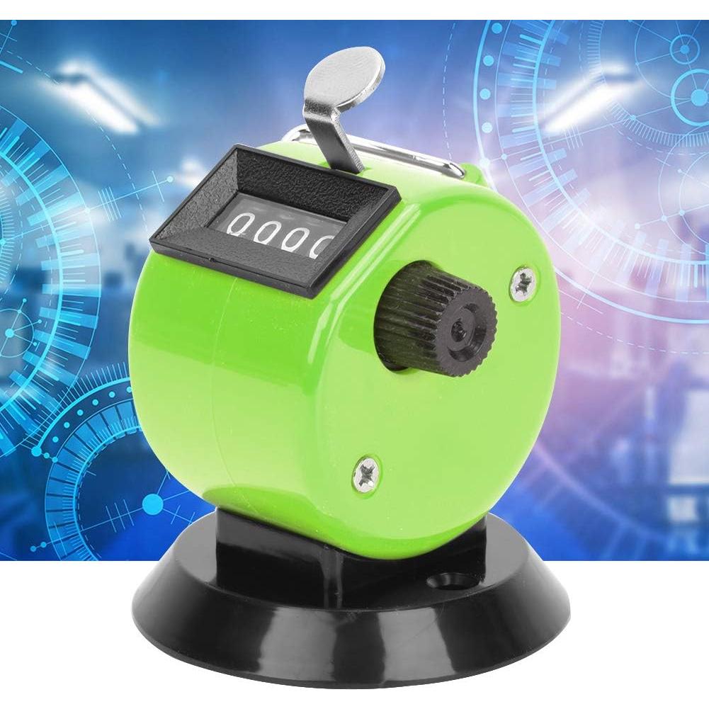 Contador Manual Mecánico Hilitand BERM 4 Dígitos ABS Verde