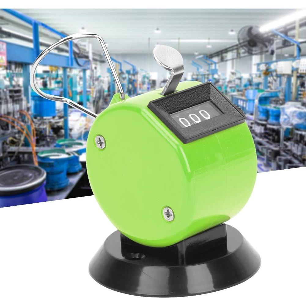 Contador Manual Mecánico Hilitand BERM 4 Dígitos ABS Verde