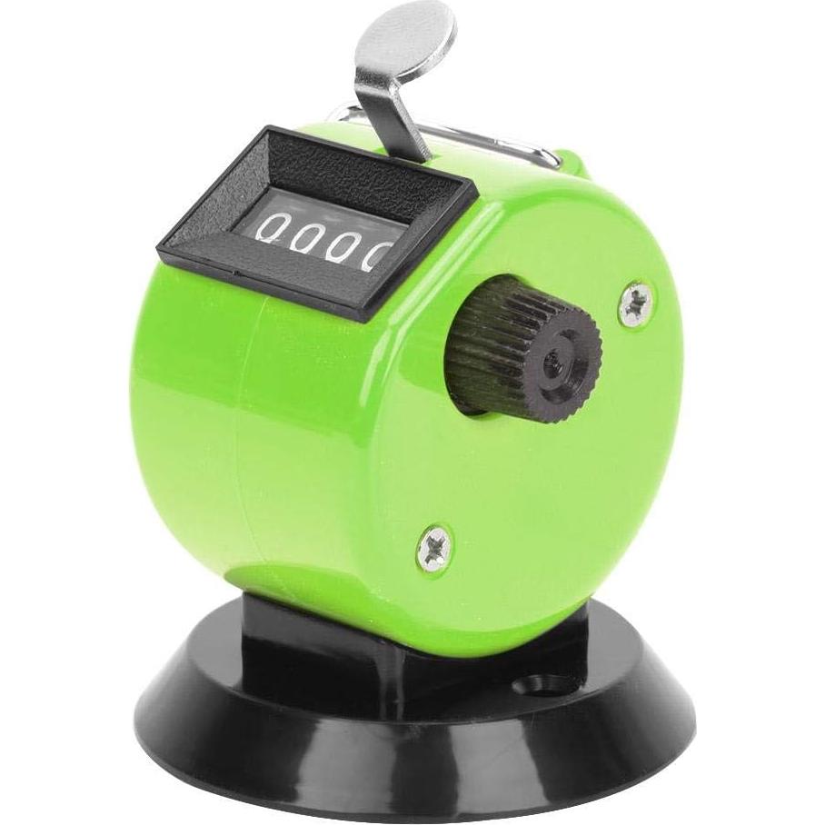 Contador Manual Mecánico Hilitand BERM 4 Dígitos ABS Verde