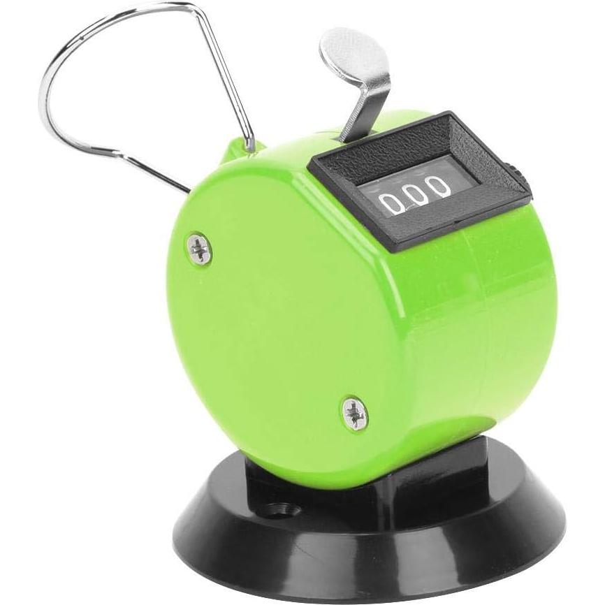 Contador Manual Mecánico Hilitand BERM 4 Dígitos ABS Verde