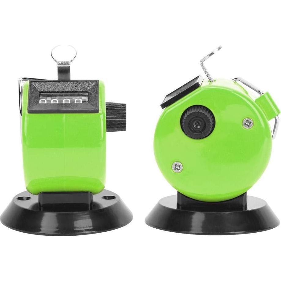 Contador Manual Mecánico Hilitand BERM 4 Dígitos ABS Verde