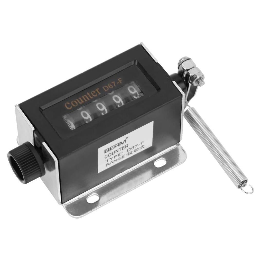 Contador Mecánico D67F 5 Dígitos Manual 0-99999 para Maquinaria