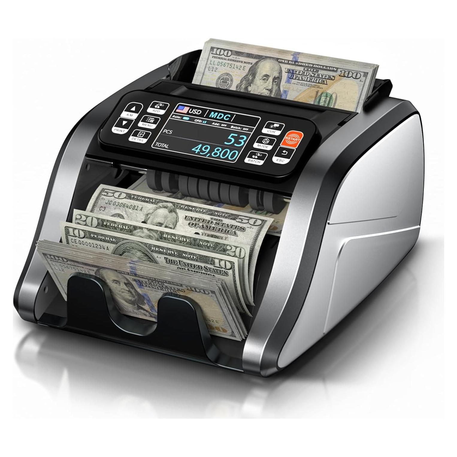 Máquina Contadora de Dinero Aneken N60 - Detección Falsificaciones UV/MG/IR