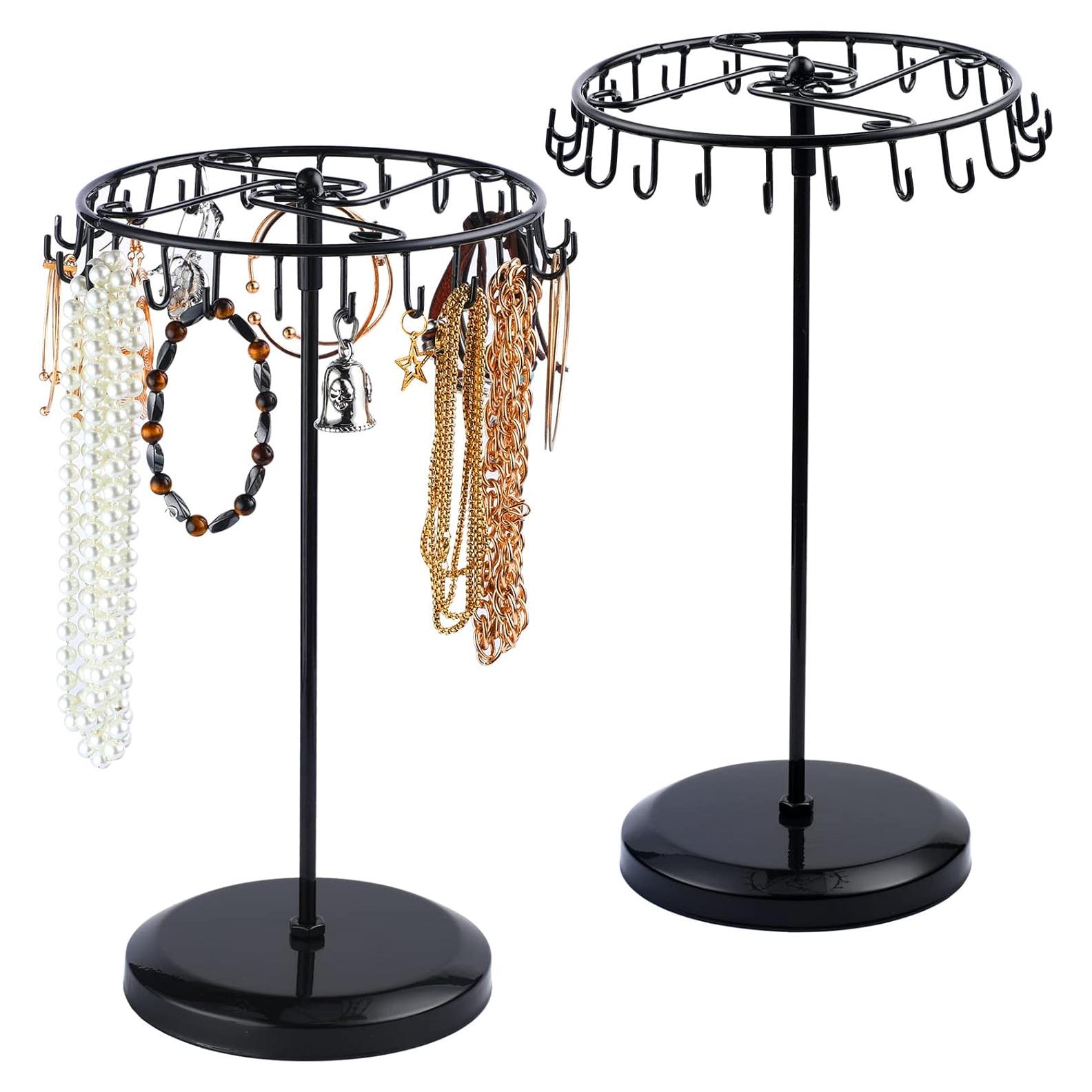 Soporte Giratorio de Joyería Ferraycle 2 Pcs Metal 34 cm