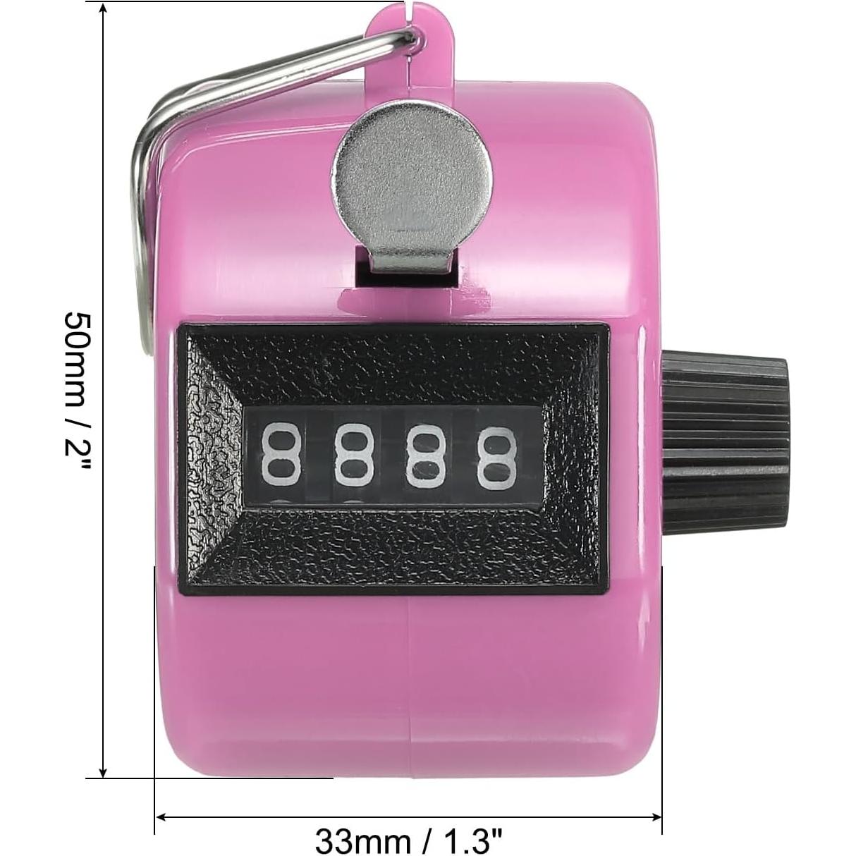 Contador de Clicks PATIKIL Mecánico Rosa 9999 Círculos