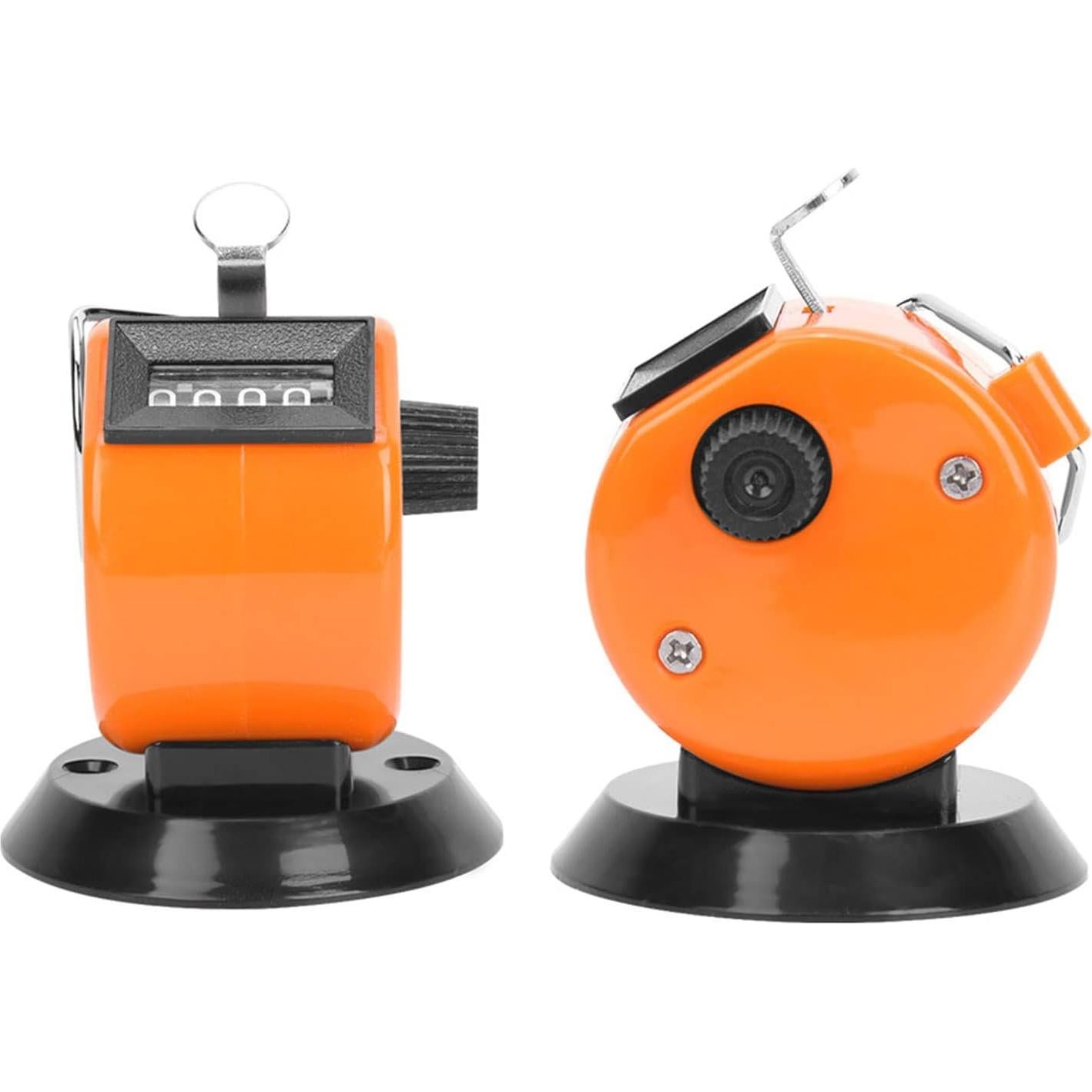 Contador Manual Hilitand 4 Dígitos ABS Naranja 0-9999