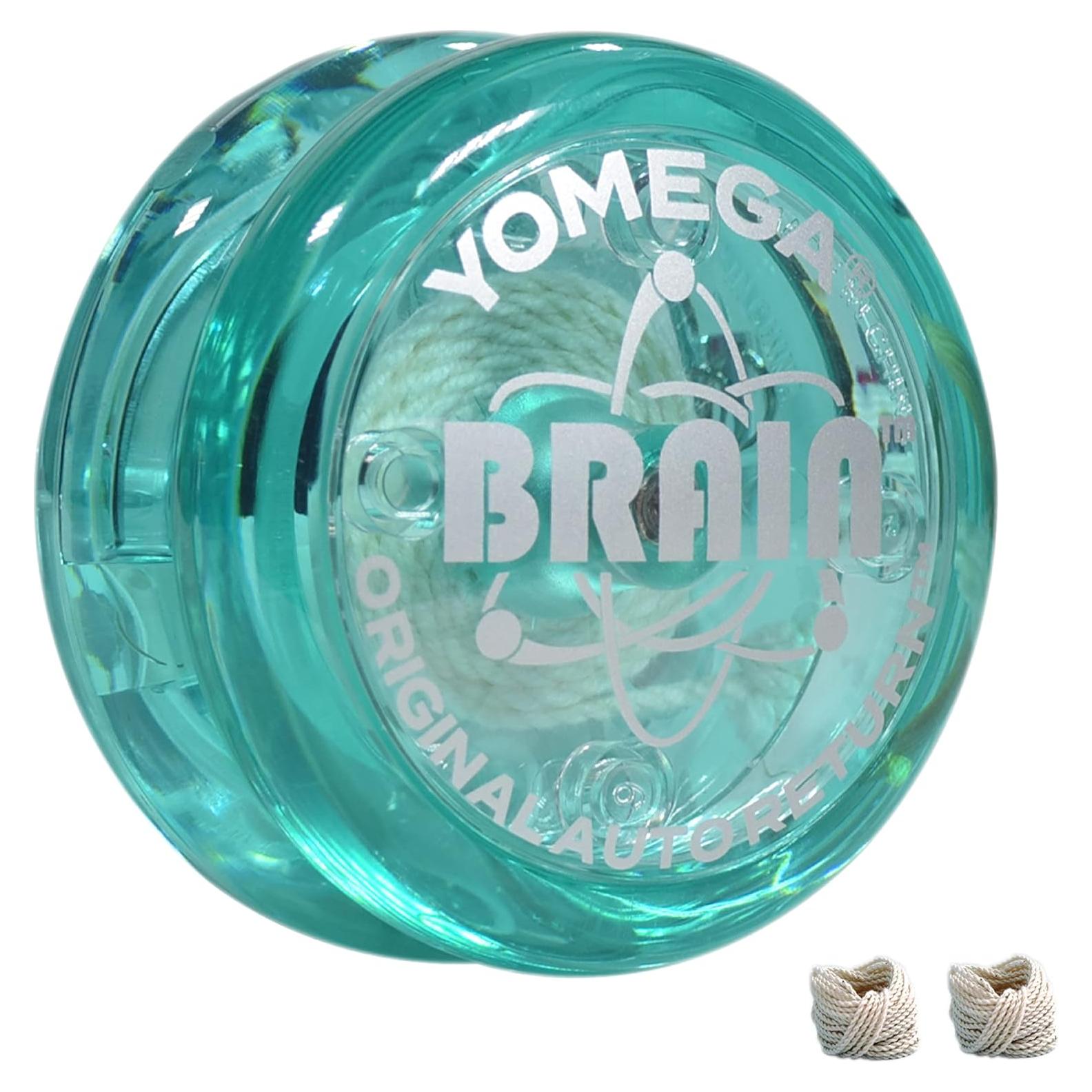Yoyo Yomega Brain Verde Azulado - Retorno Automático 59g