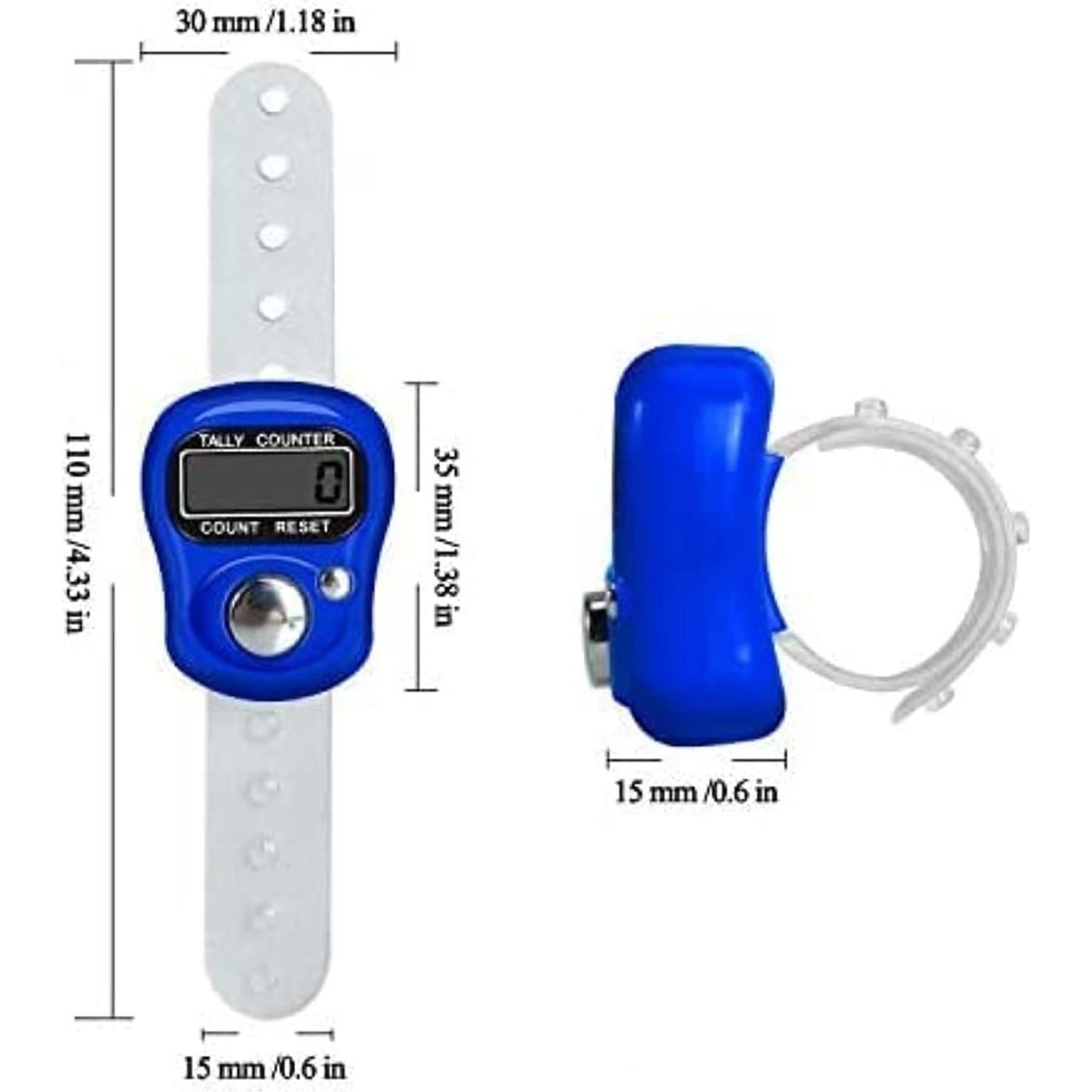 Contador Digital de Dedo Genérico 5 Dígitos - 3 Unidades