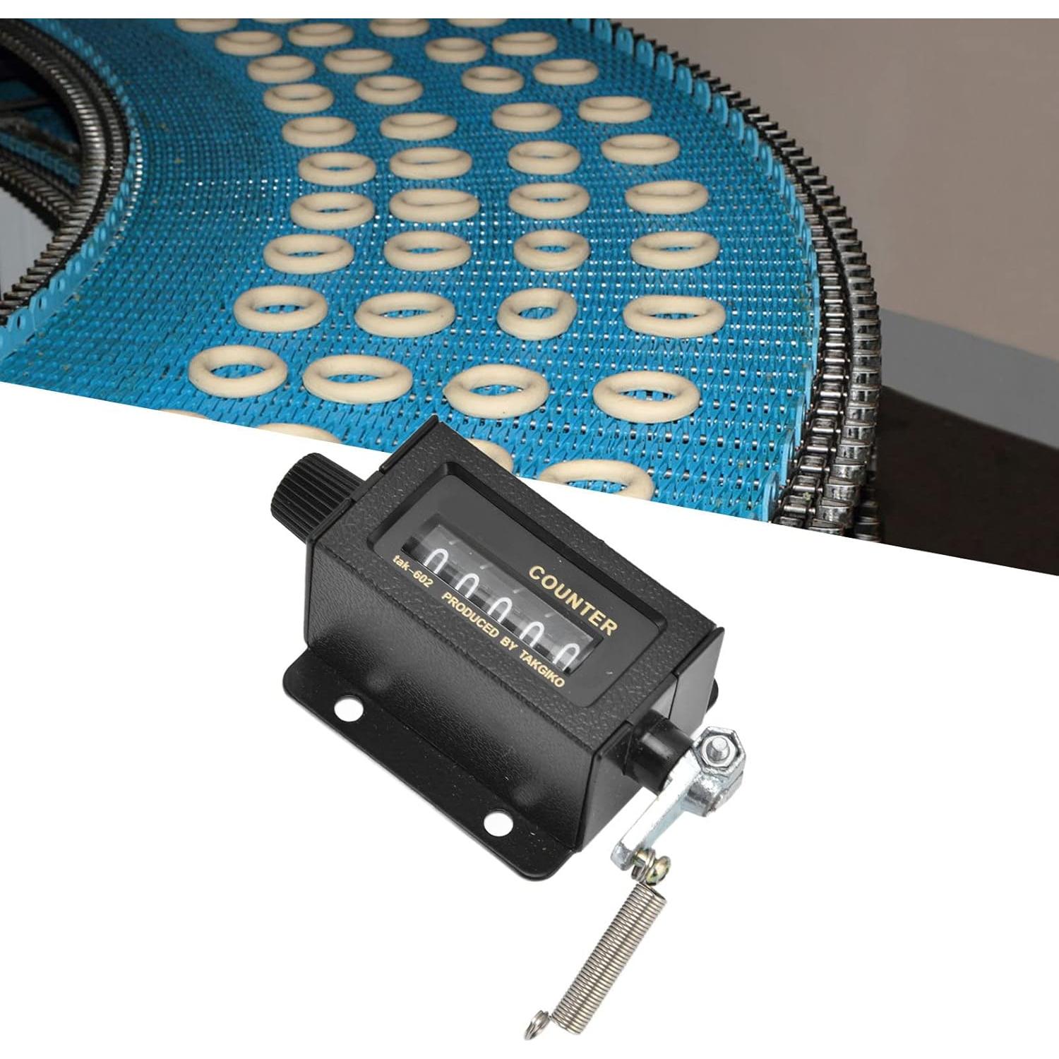 Contador Mecánico Manual 5 Dígitos Shanrya 0-99999 Reiniciable