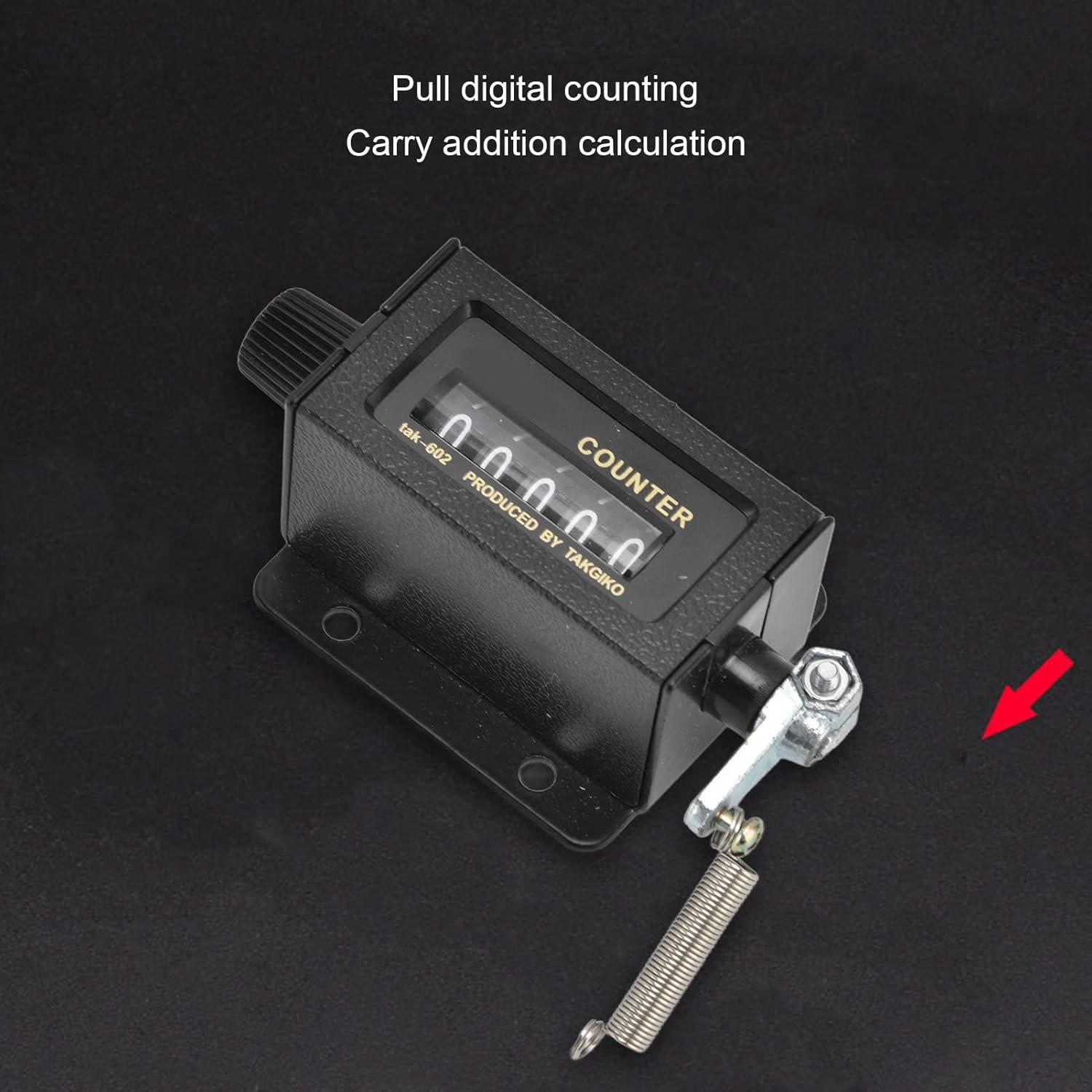 Contador Mecánico Manual 5 Dígitos Shanrya 0-99999 Reiniciable