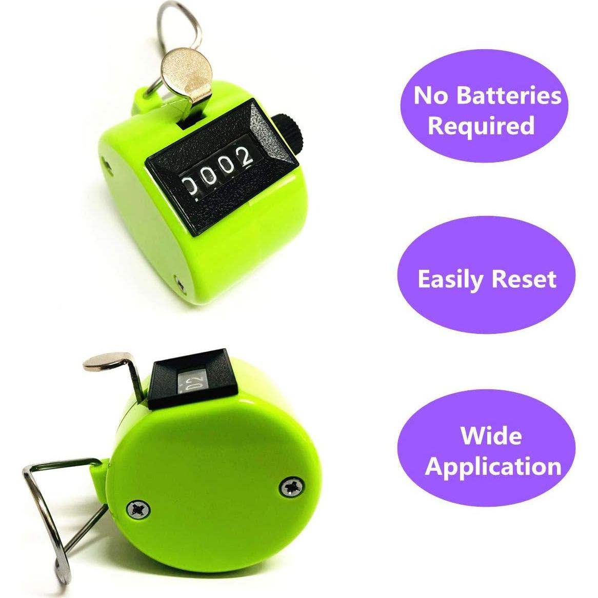 Contador Manual 4 Dígitos FormVan Verde - Sin Baterías