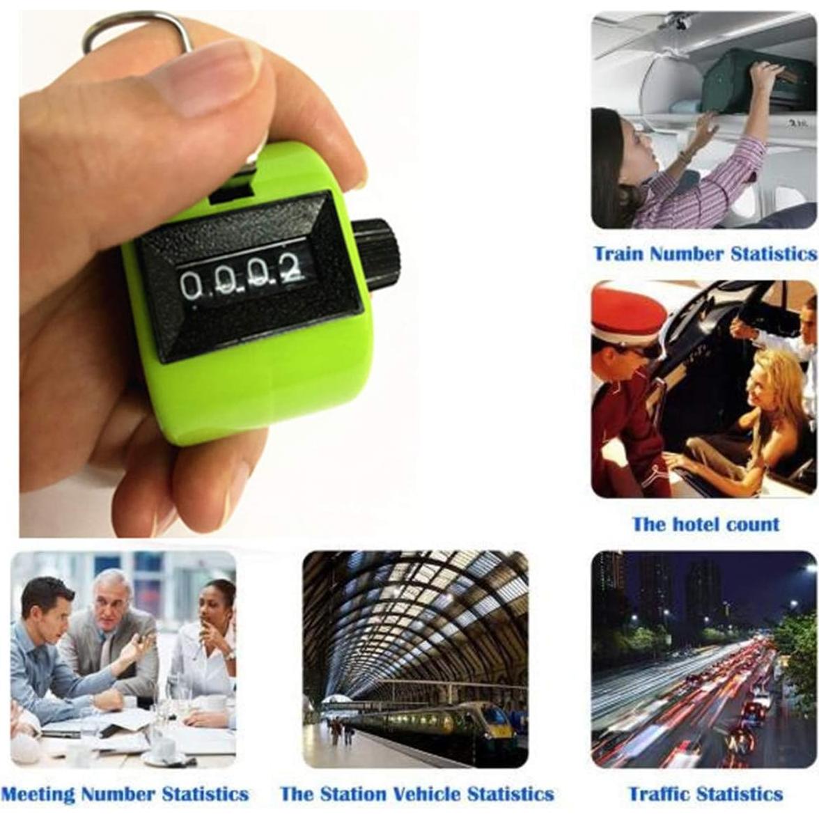 Contador Manual 4 Dígitos FormVan Verde - Sin Baterías