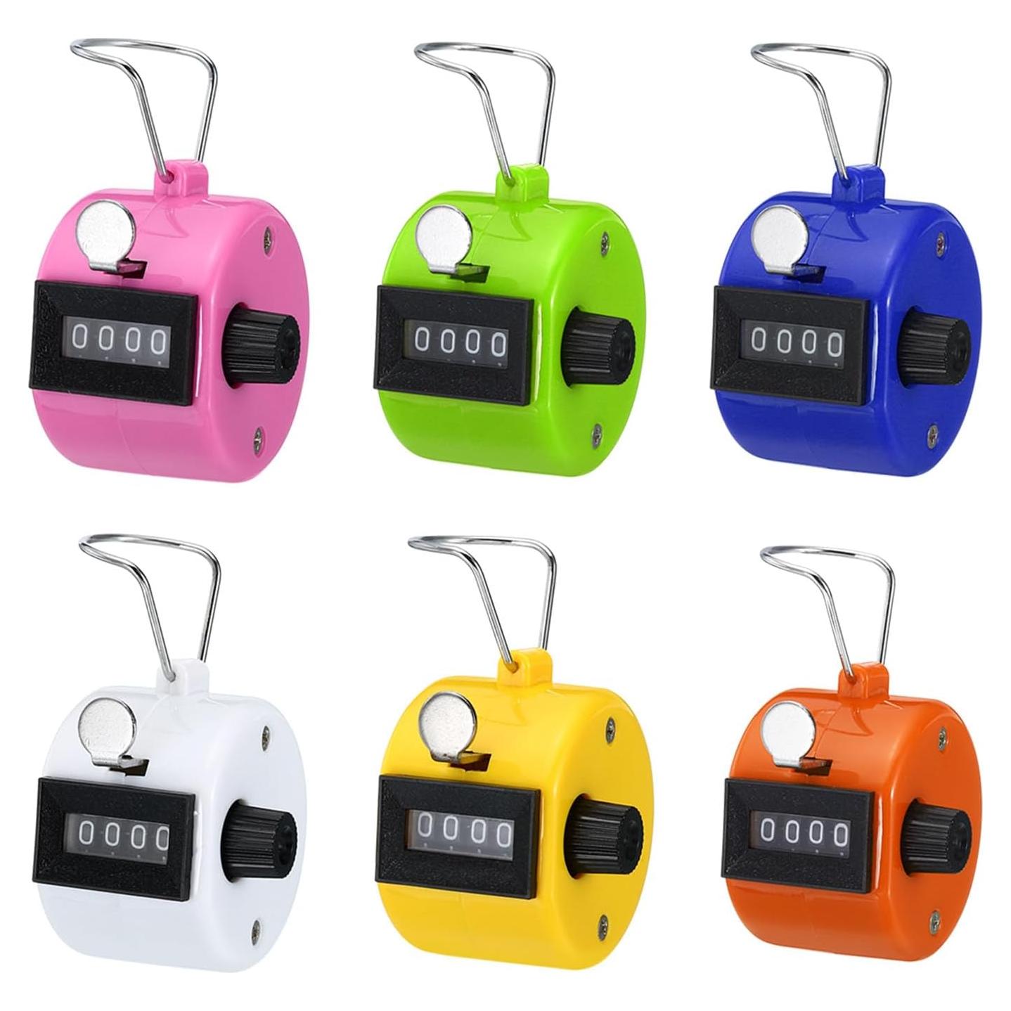 Contador de Clicks PATIKIL - Paquete de 6 Tally 4 Dígitos