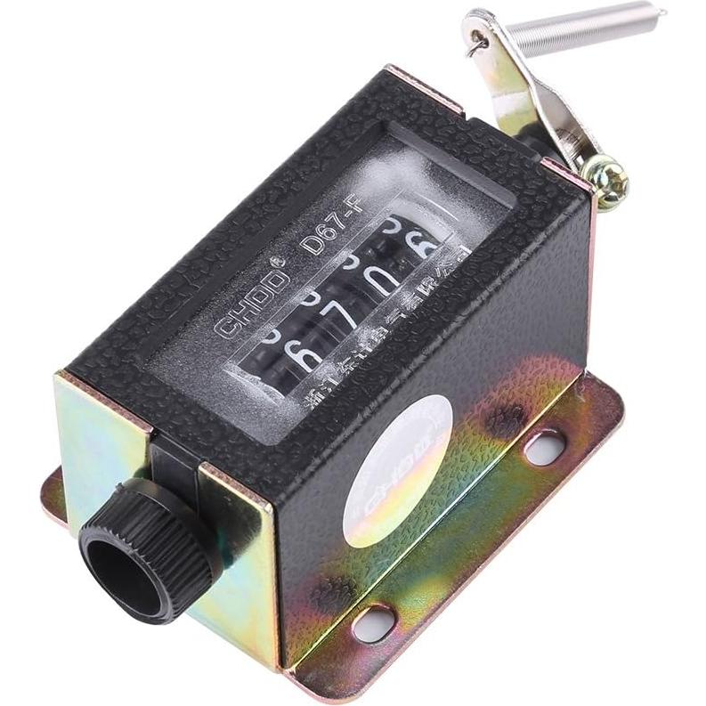 Contador Mecánico Manual Fdit 5 Dígitos para Maquinaria Textil