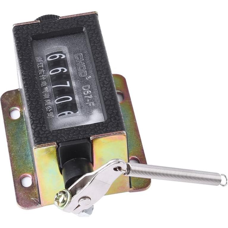 Contador Mecánico Manual Fdit 5 Dígitos para Maquinaria Textil