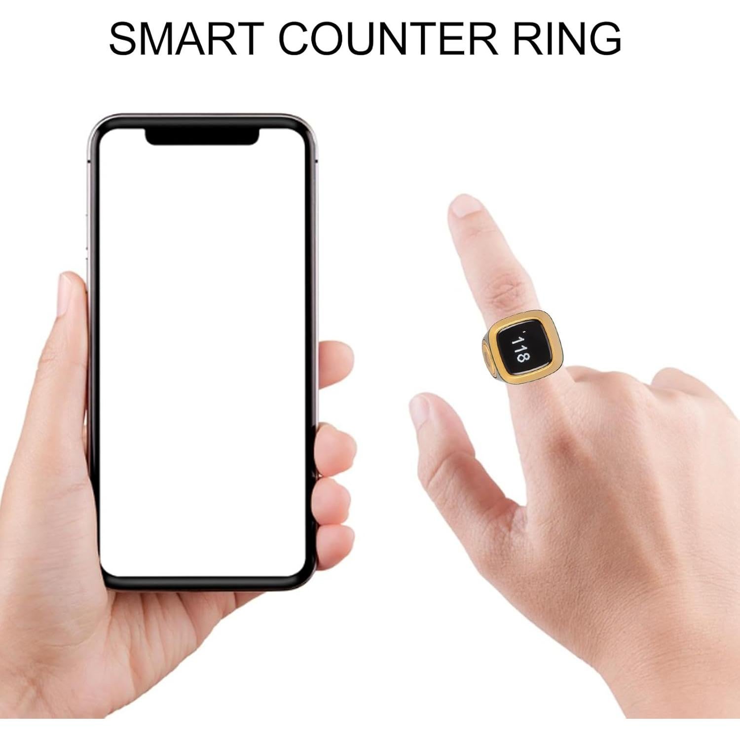 Contador Electrónico Bluetooth Diyeeni Verde 1.24cm para Actividades