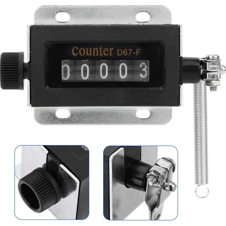 Contador Mecánico Vikye D67F 5 Dígitos 0-99999 Manual