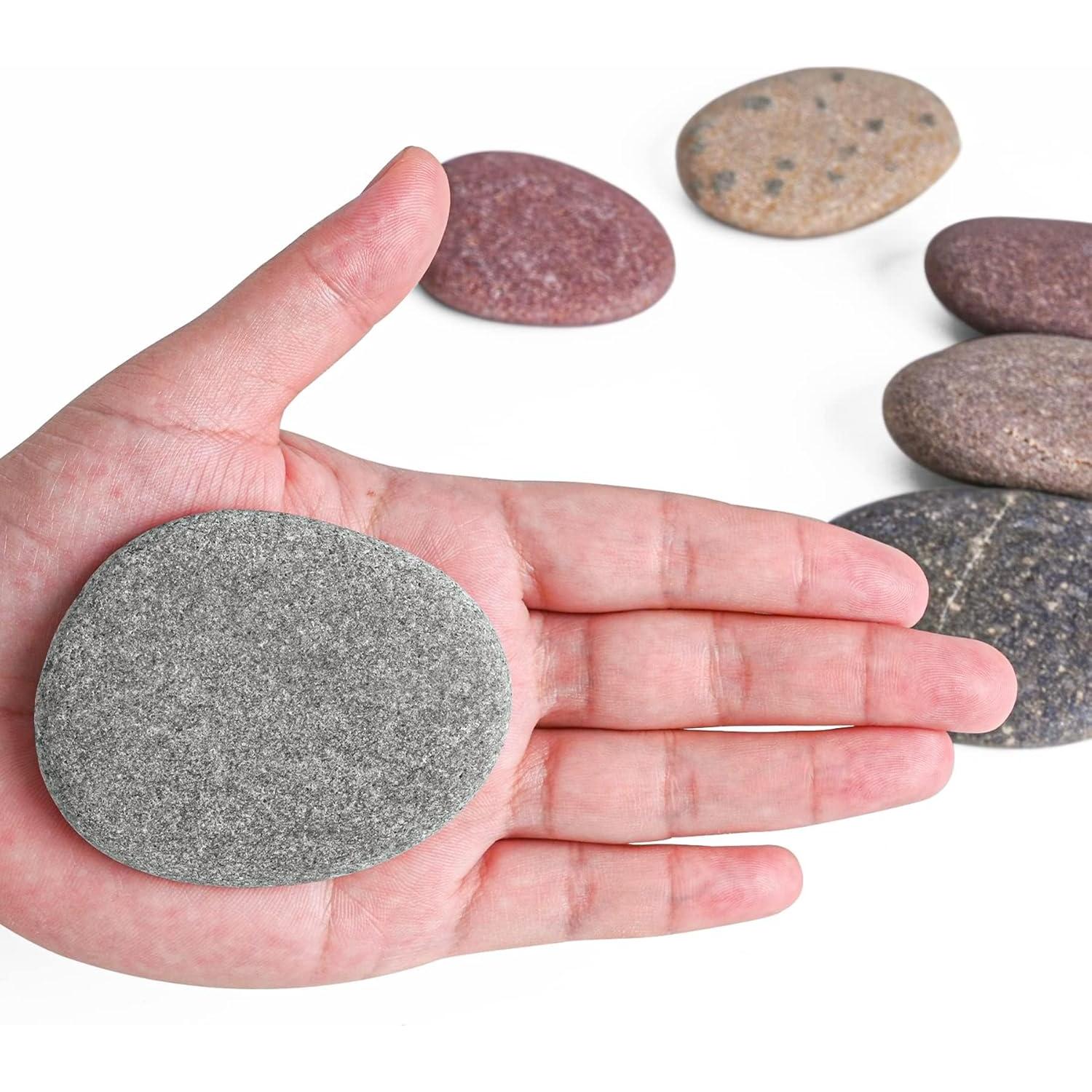 Piedras de Río para Pintar 10 Pcs 5-7.6 cm Dojobkinb