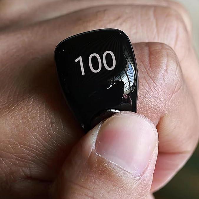 Anillo Zikr Smart Tasbih Telawah, Contador Digital Impermeable 18-20mm