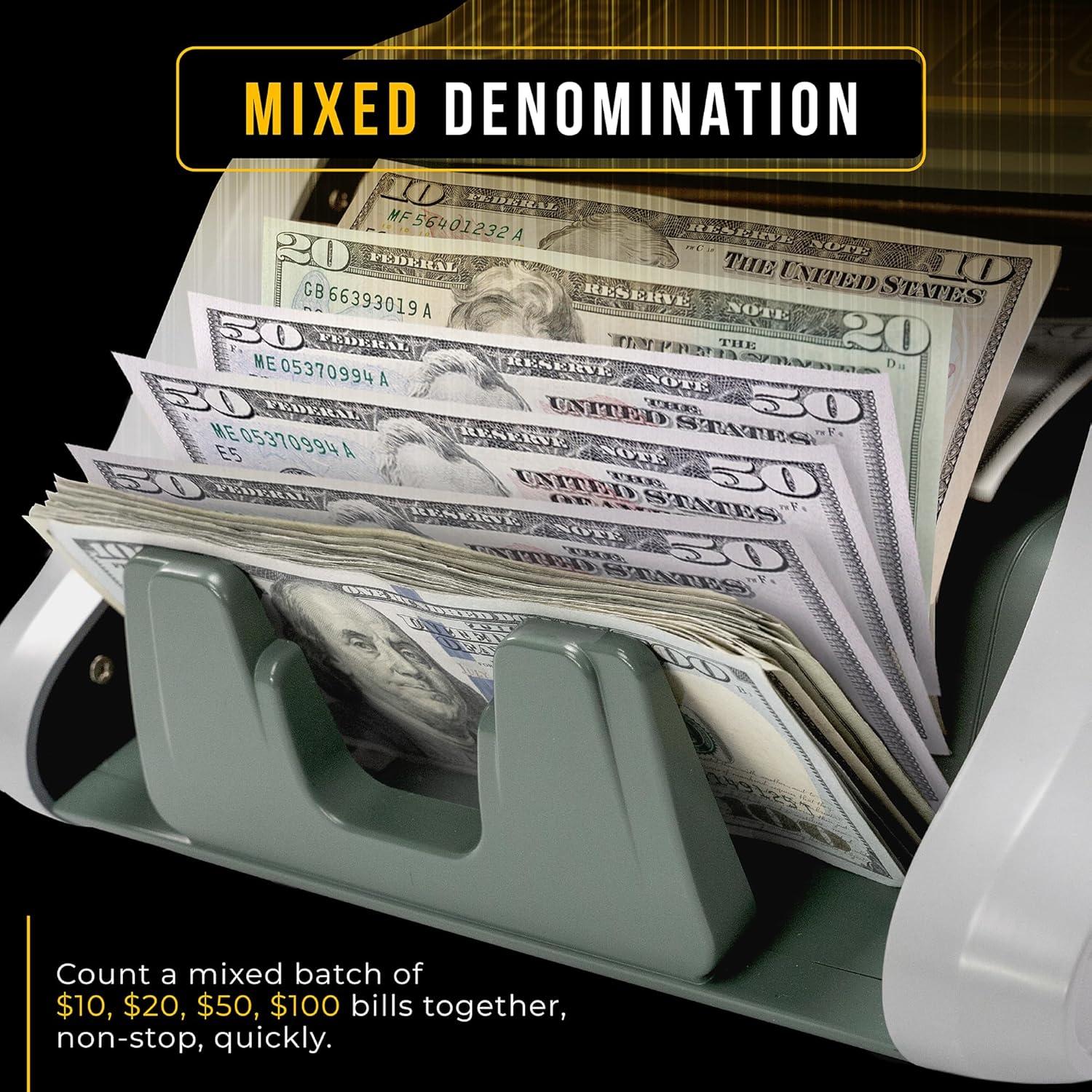 Máquina Contadora de Dinero Kolibri KBR-500 con Detección Avanzada