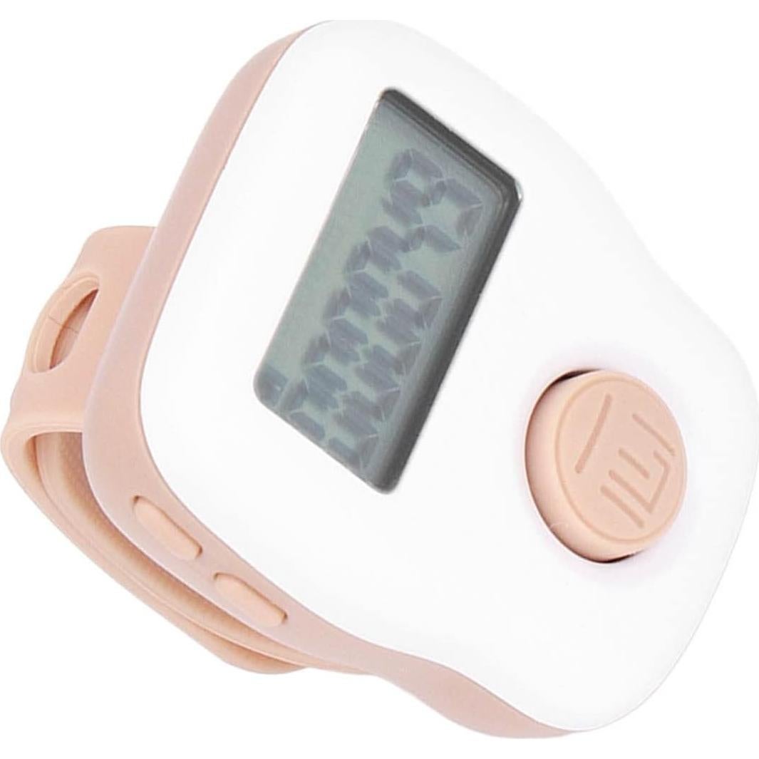 Contador de Dedos USB Shanrya Anillo Silicona Blanca 6 Canales