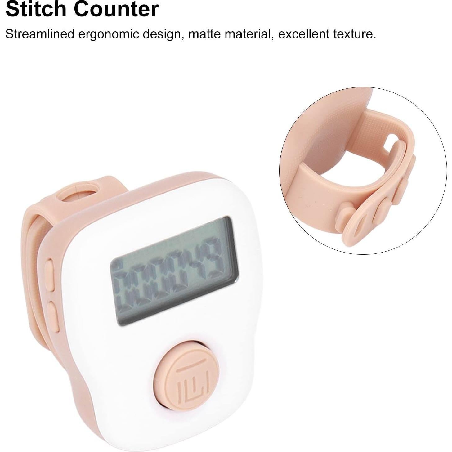 Contador de Dedos USB Shanrya Anillo Silicona Blanca 6 Canales