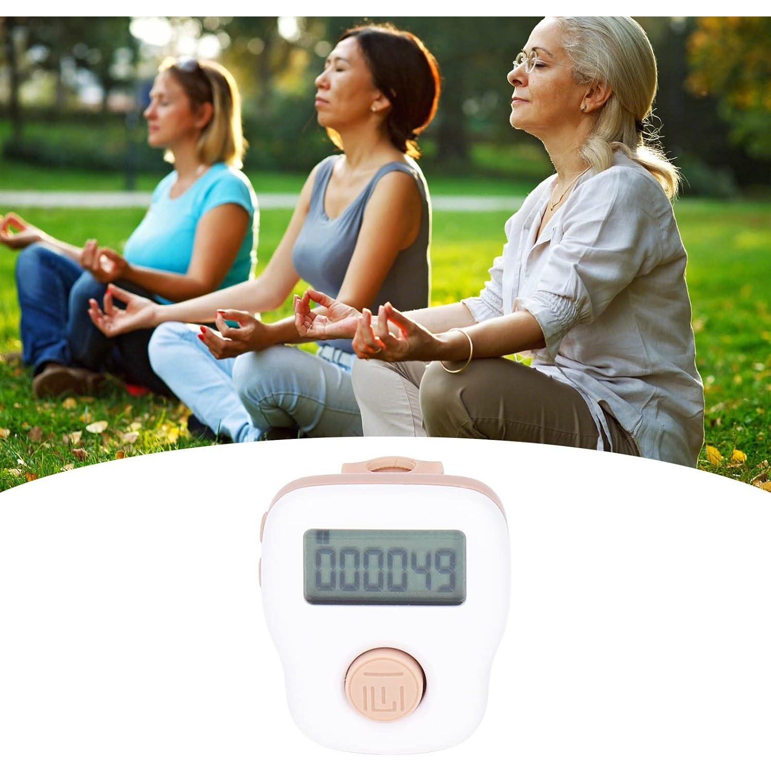 Contador de Dedos USB Shanrya Anillo Silicona Blanca 6 Canales