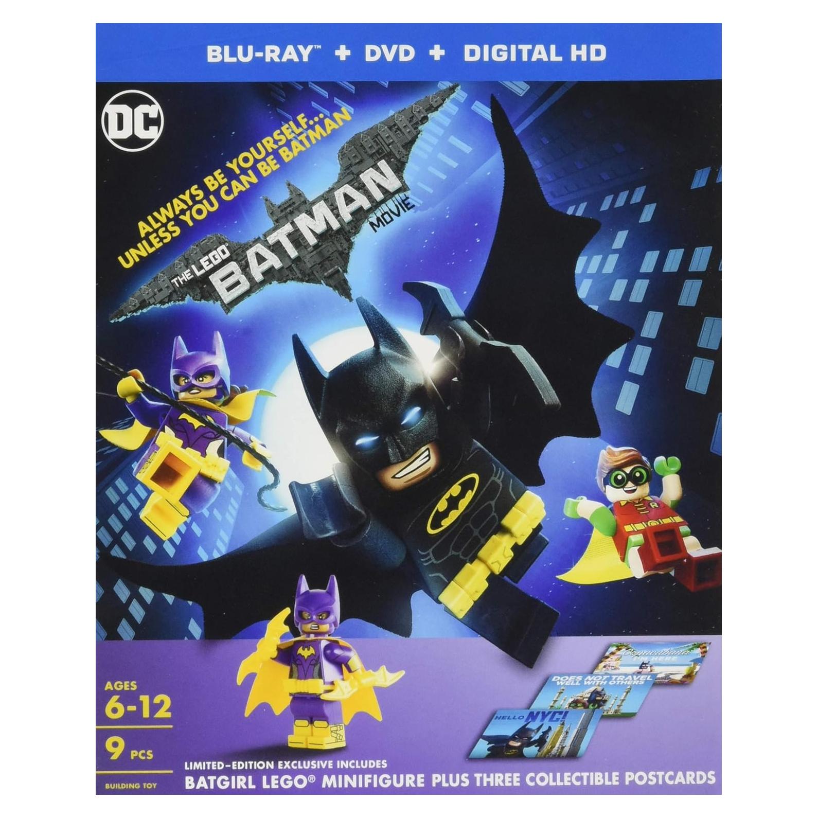 Película LEGO Batman 2017 Blu-ray + Mini figura Batgirl