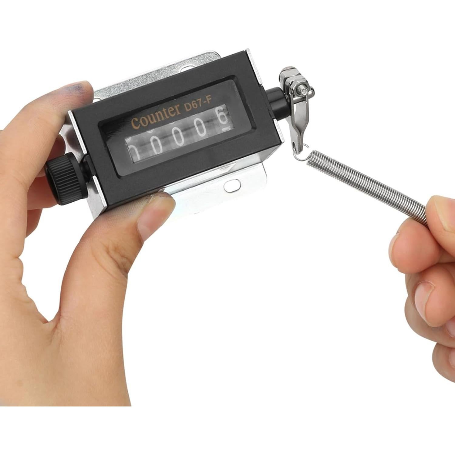 Contador Mecánico de Clic 5 Dígitos D67F para Maquinaria