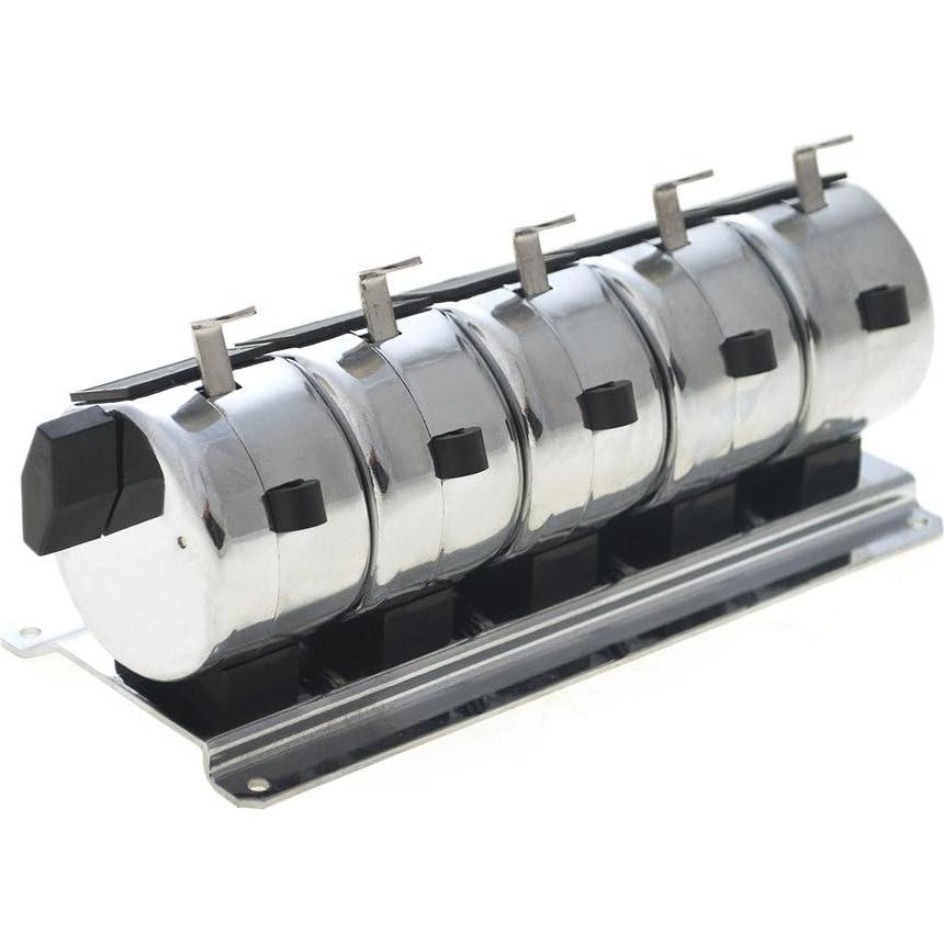 Contador de Clics GOGO de Escritorio - 5 Unidades, Metal Inoxidable