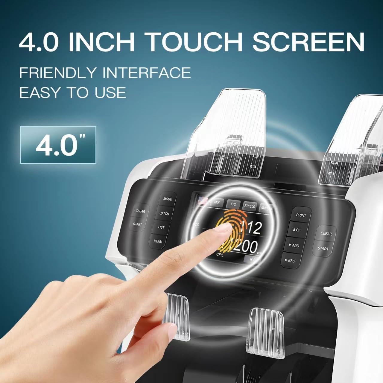 Máquina Contadora de Billetes NUCOUN VS-75 con Detección de Falsificaciones