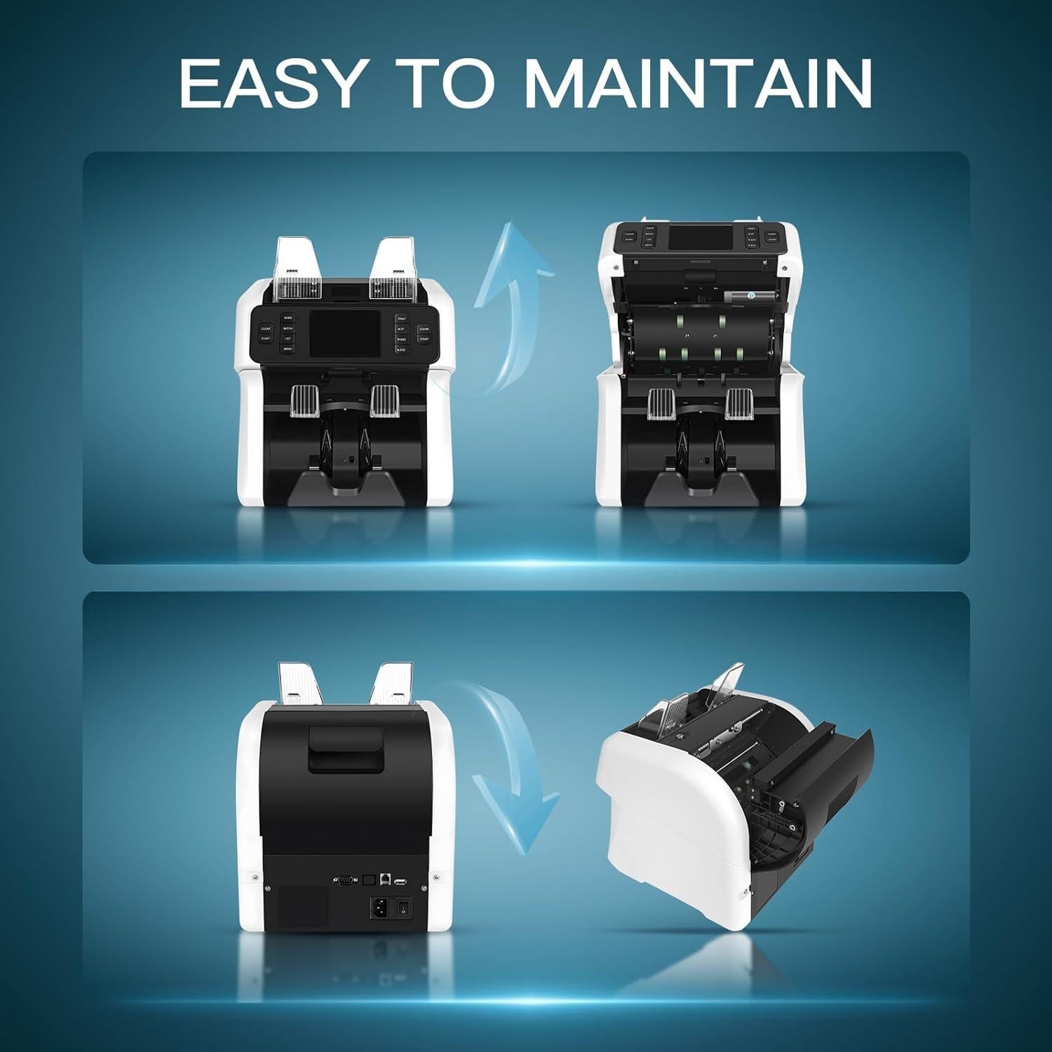 Máquina Contadora de Billetes NUCOUN VS-75 con Detección de Falsificaciones