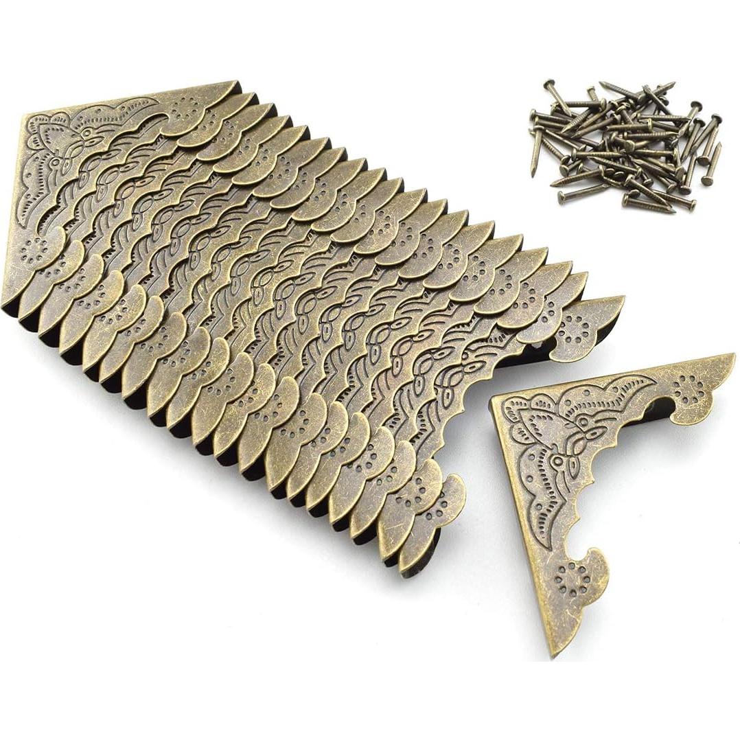 Protector de Esquinas de Metal SDTC Tech 20 Piezas 40x40mm