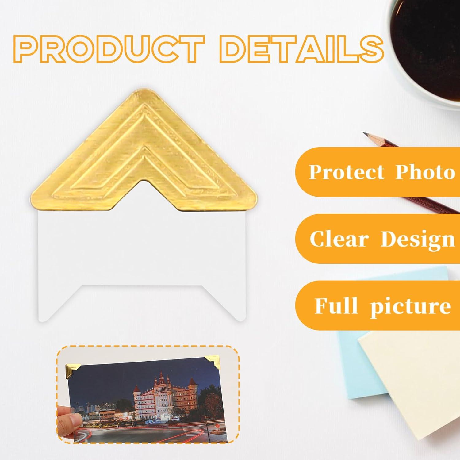 240 Esquinas de Foto Autoadhesivas Aeaocvo para Scrapbooking