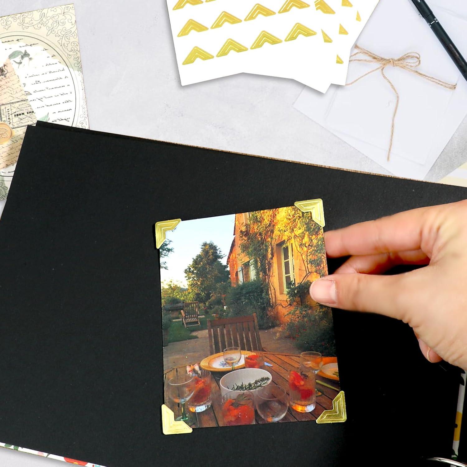 240 Esquinas de Foto Autoadhesivas Aeaocvo para Scrapbooking